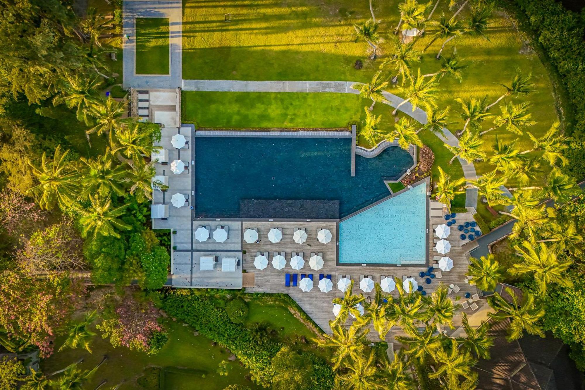 甲米都喜天丽海滨度假酒店-Sha认证 功孟海滩 外观 照片 Aerial view of the resort