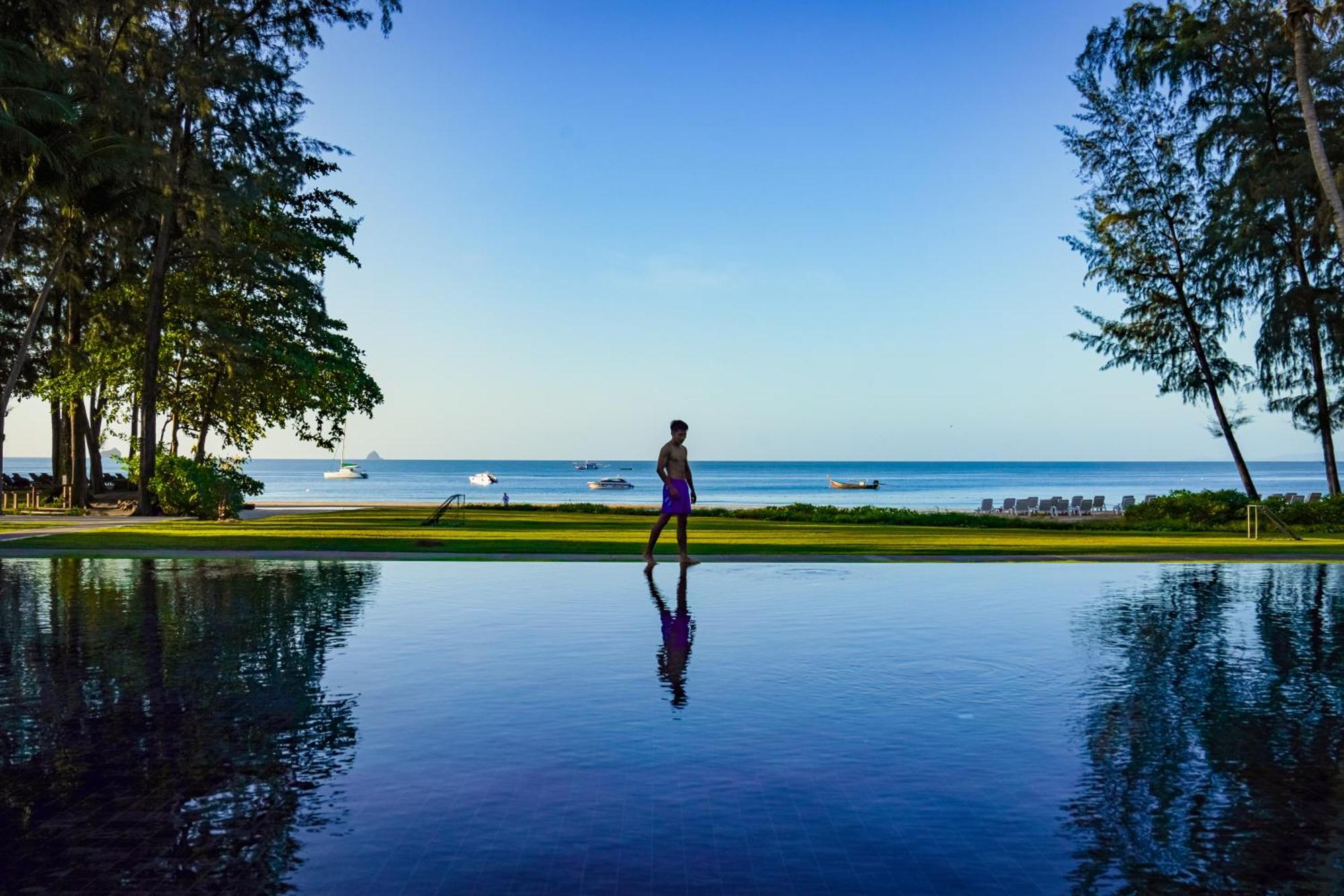 甲米都喜天丽海滨度假酒店-Sha认证 功孟海滩 外观 照片 View of the Andaman Sea from the resort